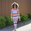 Kleid mit Mesh 