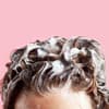 Shampoonierte Haare