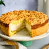 Käsekuchen mit Apfel 