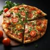 Tomatenpizza mit Minzpesto 