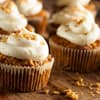 Kürbis-Muffins mit Vanille-Frosting