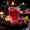Heißer Glühpunsch mit Lillet und Himbeeren