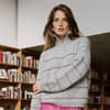 Strickpullover mit Reißverschluss