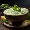 Cremige Erbsensuppe