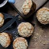 Haferflocken-Muffins ohne Mehl