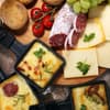 Raclette Board mit Beilagen