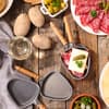 Vorbereitetes Raclette