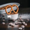 Brezeln mit Schokolade