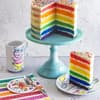 Regenbogen-Zaubertorte 