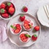 Schneller Kuchen mit Erdbeeren