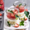 Erdbeer-Cheesecake im Glas