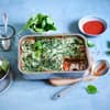Tofulasagne mit Spinat