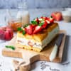 Pfirsich-Erdbeerkuchen 