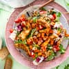 Süßkartoffelsalat mit Hähnchen