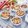 Erdbeer-Rhabarber-Crumble Rezept 