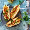 Vegetarischer Hot Dog 