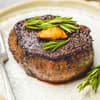 Gegrilltes Entrecote Steak auf einem Teller