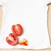 Tomatenflecken auf T-Shirt