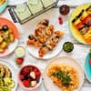 Veganes Grillbuffet