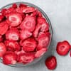 Selbst gemachte Erdbeerchips