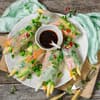 Sommerrollen mit Spargel