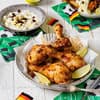Hähnchenschenkel mit Dattel-Limetten-Dip 