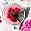 Veganer No-Bake-Himbeerkuchen 