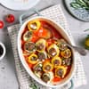 Low-Carb-Zucchiniröllchen mit Hackfleisch