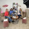 Nova Meierhenrich, Nina Schneider und Gabriele Ricke beim Für Sie College.