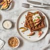 Waffeln mit Haferflocken und Quark