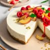 Käsekuchen mit Pfirsich