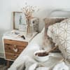 Schlafzimmer im Hygge-Stil