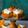 Kürbis-Apfelkuchen mit Haferflocken 