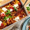 Mexikanischer Hack-Auflauf mit Tortilla-Kruste