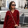 Aimee Song mit Paper Cut Bob