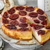 Quark-Friskäsekuchen mit Pflaumen 