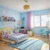 Eingerichtetes Kinderzimmer
