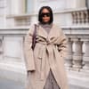 Wickelmantel im Streetstyle