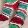 Weihnachtliche Stricksocken von Lana Grossa