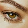 Geschminktes Auge mit Inner Eye Corner Highlights