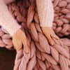 Armstricken Ideen - gestrickte Decke