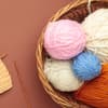 Gestrickte Maschenprobe