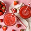 Selbst gemachter Erdbeersaft