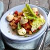 Melonensalat mit Mozzarella 