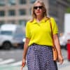 Gelbes Shirt mit Rock Streetstyle 