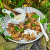 Gegrillter Tandoori-Blumenkohl 