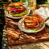 Veggie-Burger vom Grill