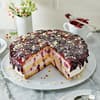 Frischkäsetorte mit Blaubeeren
