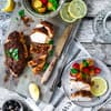 Hähnchen vom Grill mit Olivenkruste 