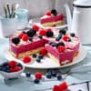 Joghurt-Käsekuchen mit Beeren 